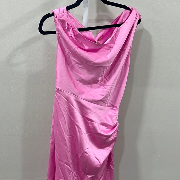 Show Me Your Mumu Jodie Dress in Pink Luxe Satin - Picture 6 of 15